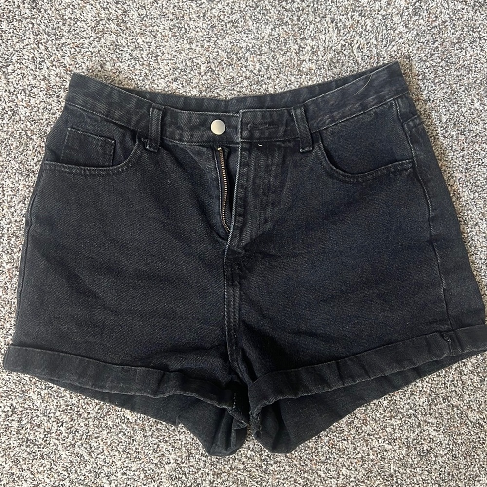 Size 8 Black Jean Shorts
